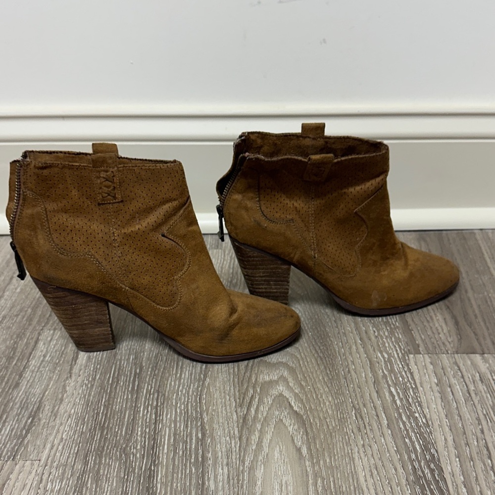 Report Brown Ankle Booties